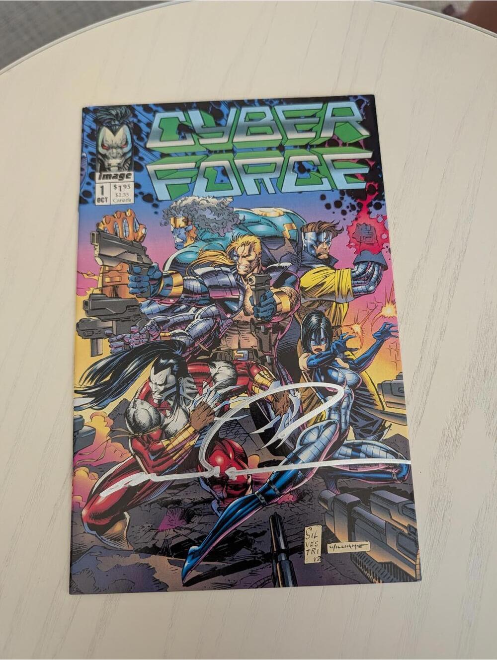 Cyberforce Comic Book with Signature - Marc Silvestri